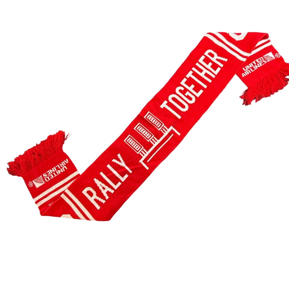 Cleveland Guardians United Airlines Rally Together Red Scarf Stadium Giveaway‎